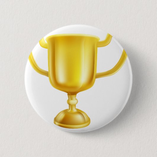 Goldtrophäe-Illustration Button (Vorderseite)