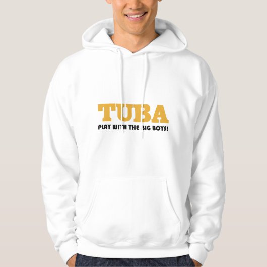 Goldtuba-Haltungs-Geschenk Hoodie (Vorderseite)