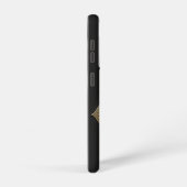 Goldtürkis-Lotus-Blume Samsung Galaxy Hülle (Rechte Seite)