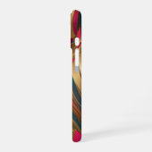 Goldtürkis und Ruby Splash iPhone 16 Hülle (Linke Seite)