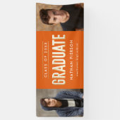 Goldtyp Orange 2 Foto Abschluss Banner (Vertikal)