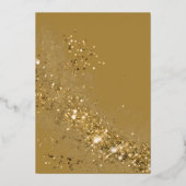 Goldtyp Rette die Einladung zum Hochzeitstag (Rückseite)