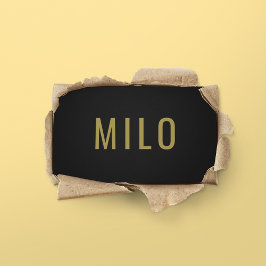 Goldtypografie-Klasse Elegant Beruflich Visitenkarte