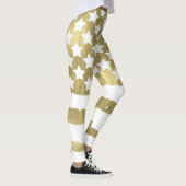 GoldUS Flagge USA-Flagge abstrakt Leggings (Rechts)