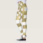GoldUS Flagge USA-Flagge abstrakt Leggings (Links)