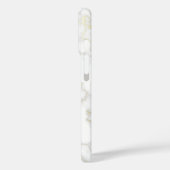 Goldvene Muster in weißem Marmor Gehäuse-Mate iPho Case-Mate iPhone Hülle (Rückseite / Links)