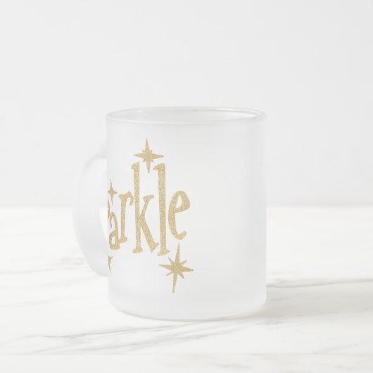 Goldverknappung Mattglastasse (Vorderseite Links)