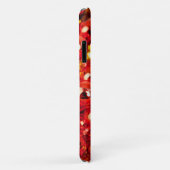 Goldverzierungen, Rote Ornamente, Weihnachten, Gli Case-Mate iPhone Hülle (Hinten/Rechts)