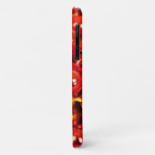 Goldverzierungen, Rote Ornamente, Weihnachten, Gli Case-Mate iPhone Hülle (Hinten/Links)