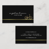 GoldVintages Fahrrad Visitenkarte (Vorne/Hinten)