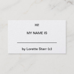 GOLDVisitenkarte Visitenkarte