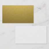 GoldVisitenkarten Visitenkarte (Vorne/Hinten)