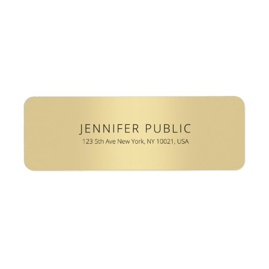 Goldvorlage Beruflich Moderne Klasse einfach (Vorne)