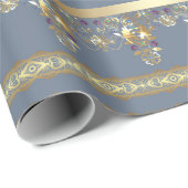 Goldvorsprung Geschenkpapier (Rolleneckpunkt)