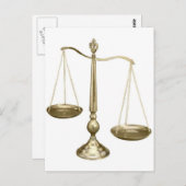 Goldwaage Postkarte (Vorne/Hinten)