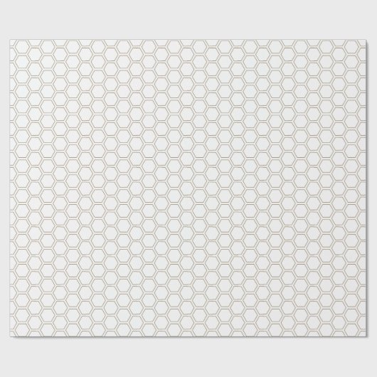 Goldwabenpapier für die Kontur der Bienenzüchter Geschenkpapier (Flach)