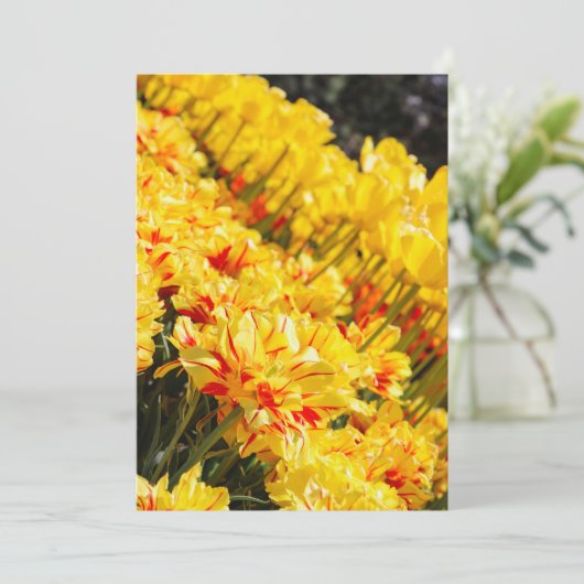 Goldwachstum Einladung (Stehend Vorderseite)