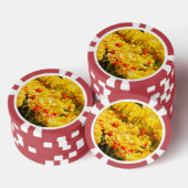 Goldwachstum Pokerchips (Stapel)