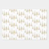Goldwald knarrend, spruce spruce Tree Forest Geschenkpapier Set (Vorderseite)