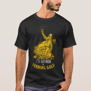 Goldwaschen Design Baseballärmel T-Shirt