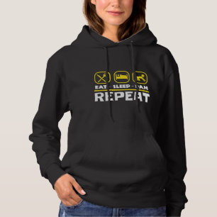 Goldwaschen Schürfen Ost Schlaf Pfanne Wiederholen Hoodie