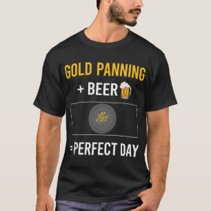 Goldwaschtag Goldwaschen Goldpfanne T-Shirt
