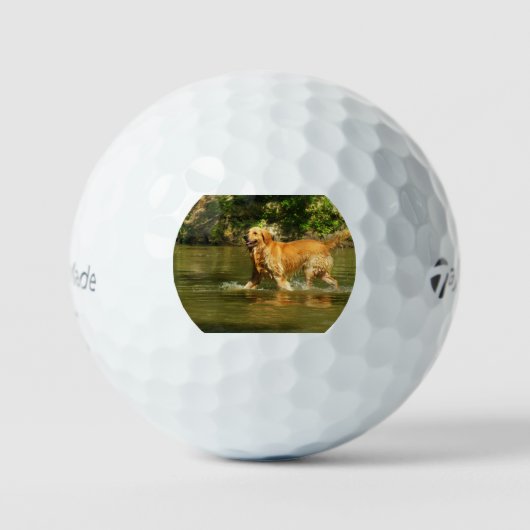 Goldwasser Golfball (Vorderseite)