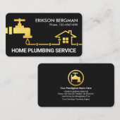 Goldwasserpipeline Visitenkarte (Vorne/Hinten)