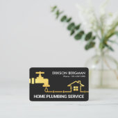 Goldwasserpipeline Visitenkarte (Stehend Vorderseite)