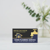 Goldwasserrohrleitung Visitenkarte (Stehend Vorderseite)