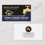 Goldwasserrohrleitung Visitenkarte (Vorne/Hinten)