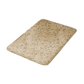 Goldwassertröpfchen Badematte (Schrägansicht)
