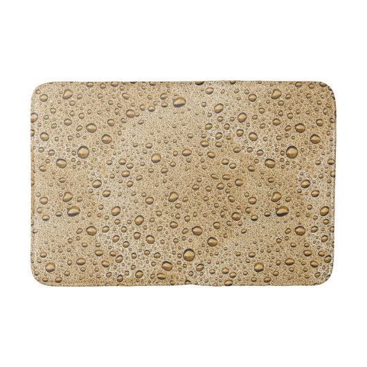 Goldwassertröpfchen Badematte (Vorderseite)