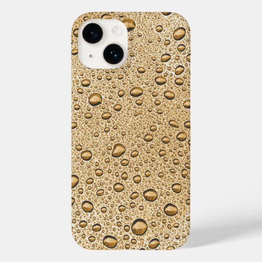 Goldwassertröpfchen Case-Mate iPhone Hülle (Rückseite)