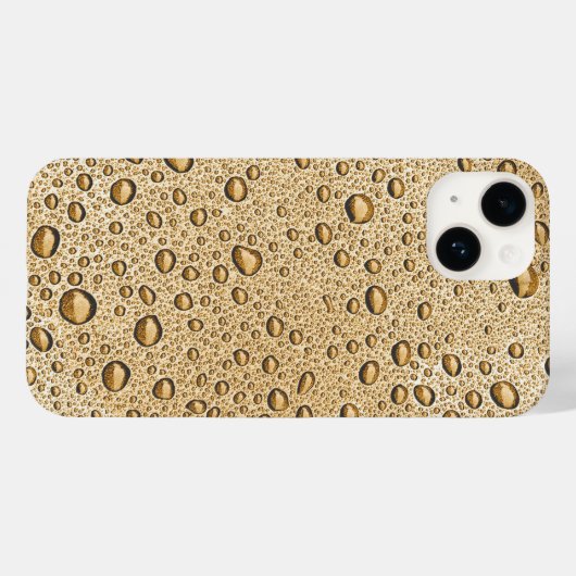 Goldwassertröpfchen Case-Mate iPhone Hülle (Rückseite (Horizontal))