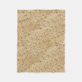 Goldwassertröpfchen Fleecedecke (Vorderseite)