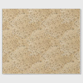 Goldwassertröpfchen Geschenkpapier (Flach)