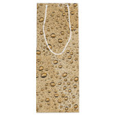 Goldwassertröpfchen Geschenktüte Für Weinflaschen (Rückseite)