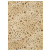 Goldwassertröpfchen Klemmbrett (Rückseite)