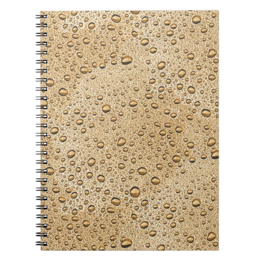 Goldwassertröpfchen Notizblock (Vorderseite)