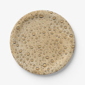 Goldwassertröpfchen Pappteller (Vorderseite)