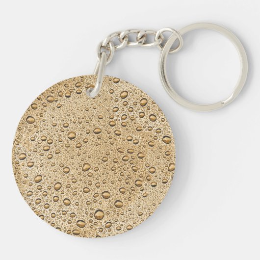 Goldwassertröpfchen Schlüsselanhänger (Rückseite)