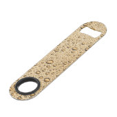 Goldwassertröpfchen Speed Flaschenöffner (Rückseite Schrägansicht)