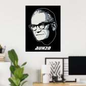 Goldwater AuH2O Anpassbares Poster (Heimbüro)