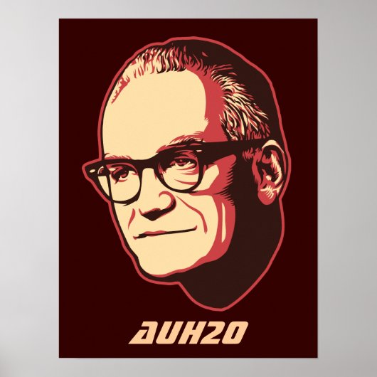 Goldwater AuH2O Anpassbares Poster (Vorne)