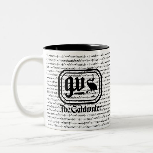 Goldwater begrenzte Ausgabe Covfefe Tasse #2 (Links)