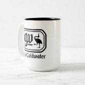 Goldwater erstklassige Zwei-Ton 15oz Tasse (Vorderseite Links)