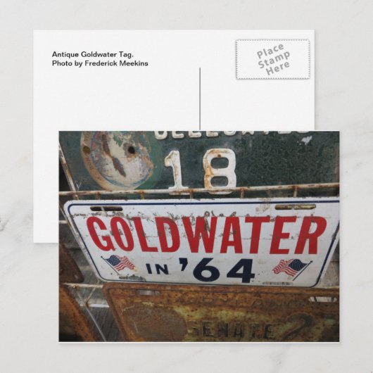 Goldwater-Tag Postkarte (Vorne/Hinten)