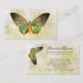 *~* Goldwatercolor-Glitzer vergoldete Visitenkarte (Vorne/Hinten)