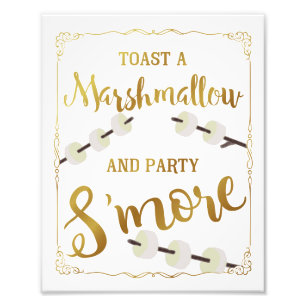 GoldWedding's more sign Party's Fotodruck